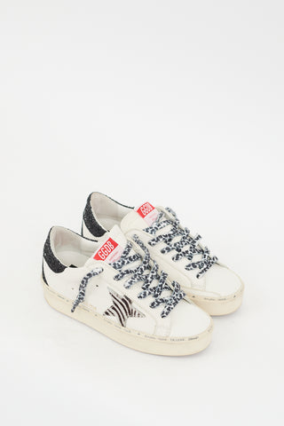 Golden Goose White 
Multicolour Leather Hi Star Platform Sneaker