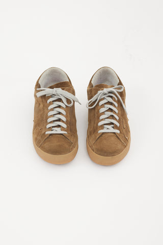 Golden Goose Brown Suede Superstar Sneaker