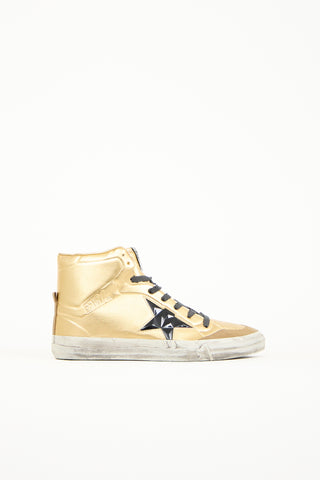 Golden Goose Leather 2.12 High Top Sneaker