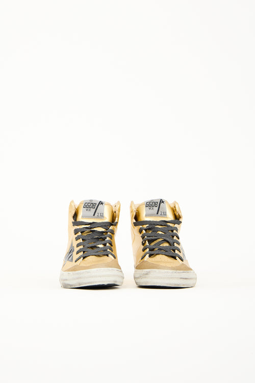 Golden Goose Leather 2.12 High Top Sneaker