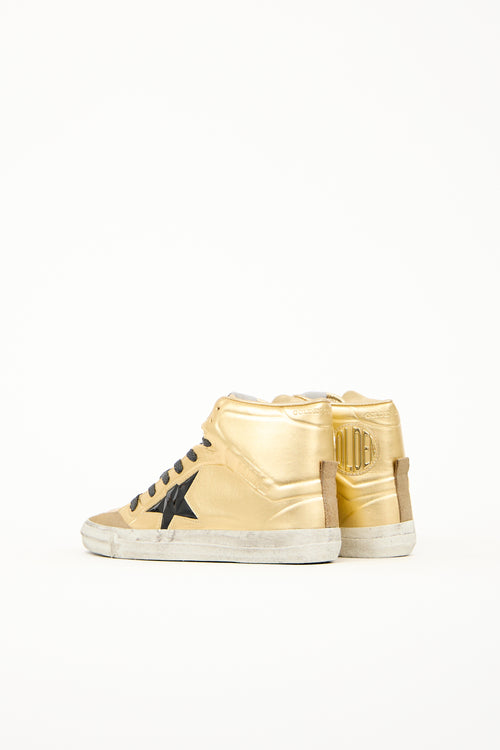 Golden Goose Leather 2.12 High Top Sneaker