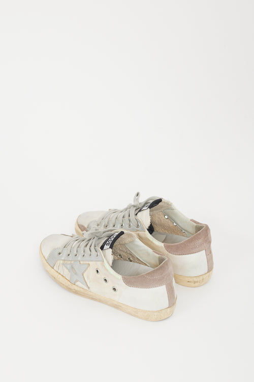 Golden Goose Grey Iridescent Superstar Sneaker