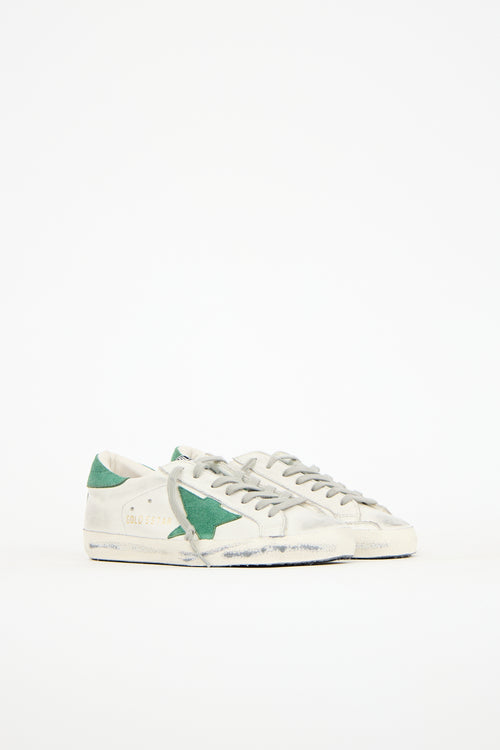 Golden Goose Leather Distressed Effect Superstar Sneaker