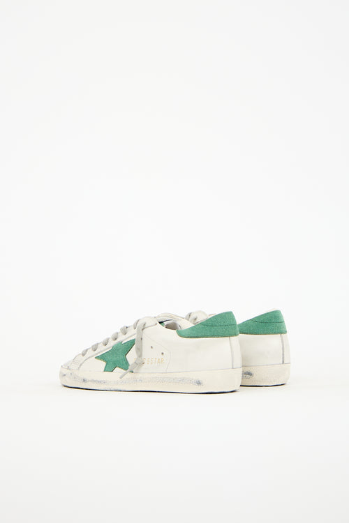 Golden Goose Leather Distressed Effect Superstar Sneaker