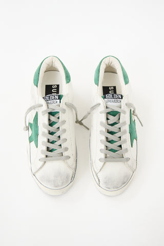 Golden Goose Leather Distressed Effect Superstar Sneaker