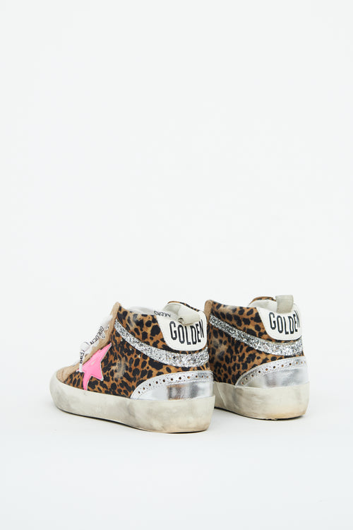 Golden Goose Leo Pink Mid Star Sneaker