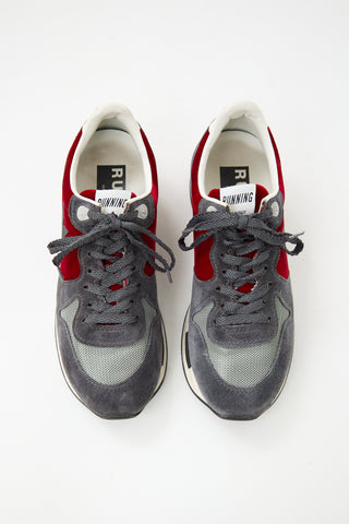 Golden Goose Velvet 
Suede Running Sneaker