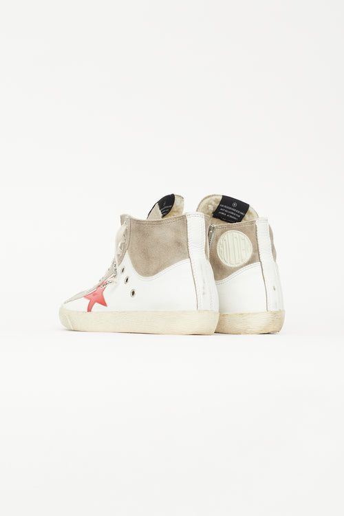 Golden Goose White 
Grey Francy Sneaker