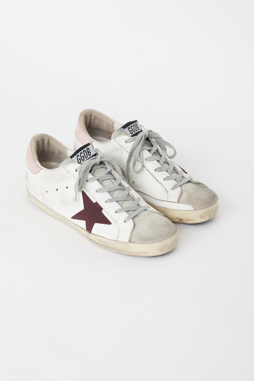 Golden Goose White 
Multi Leather Superstar Sneaker