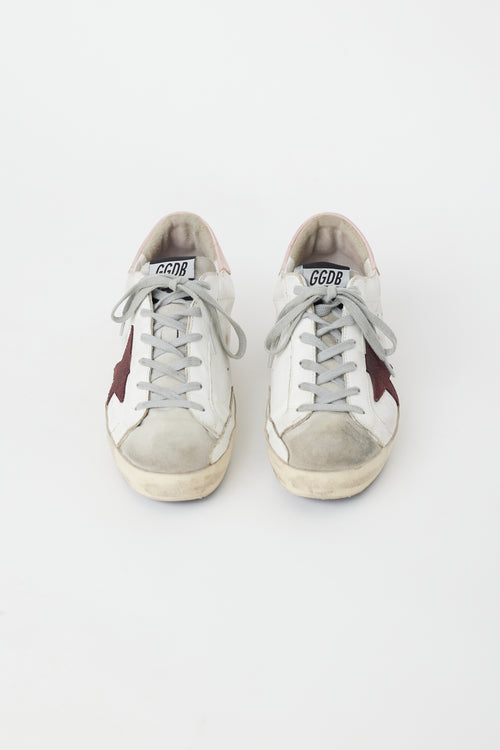 Golden Goose White 
Multi Leather Superstar Sneaker