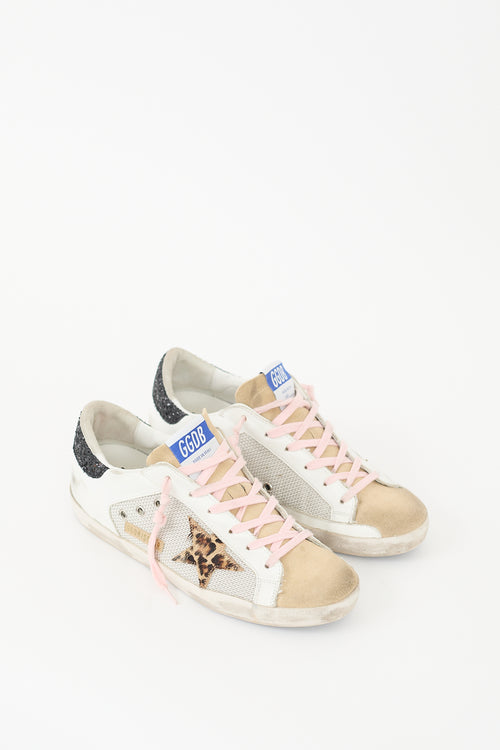 Golden Goose White 
Multi Leather Superstar Sneaker