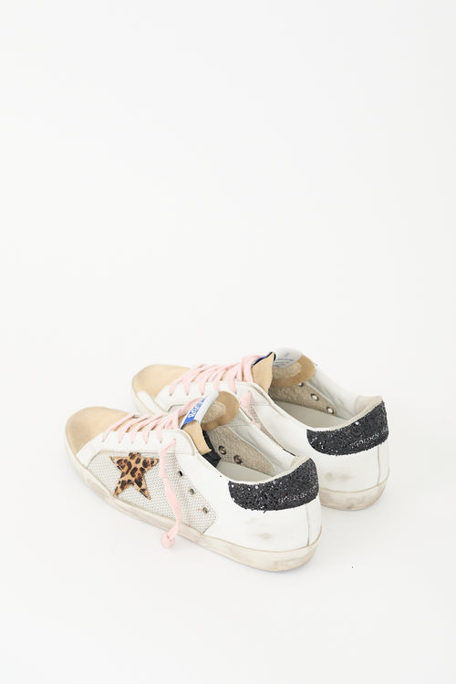 Golden Goose White 
Multi Leather Superstar Sneaker