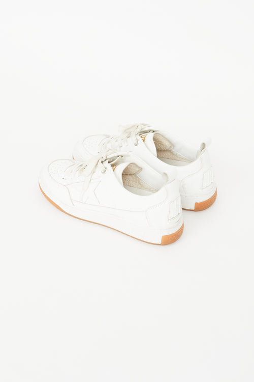 Golden Goose White Leather Yeah Sneaker