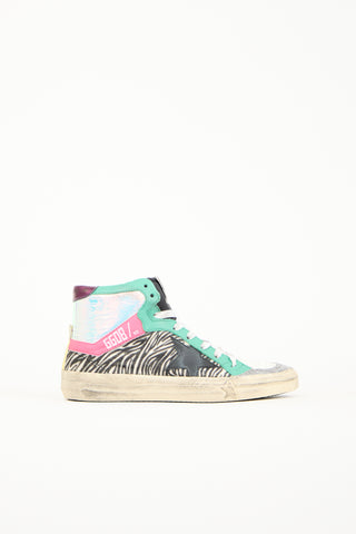 Golden Goose Printed 2.12 High Top Sneaker