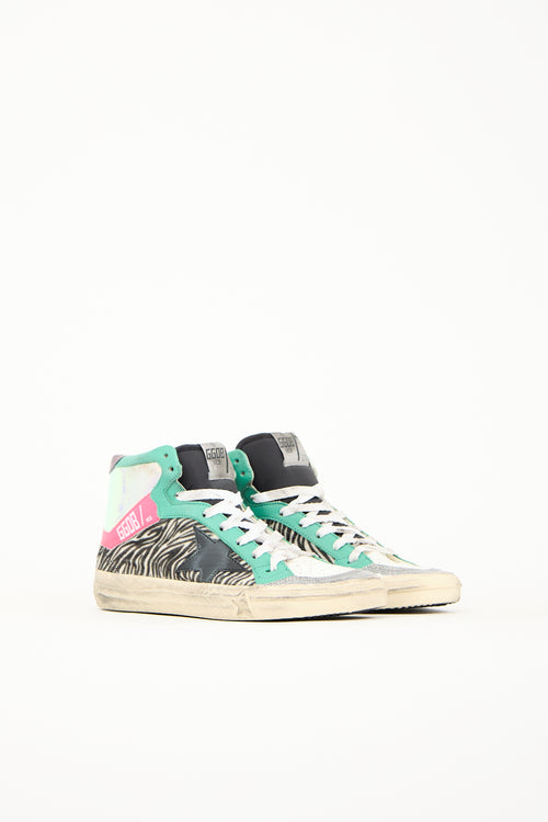 Golden Goose Printed 2.12 High Top Sneaker