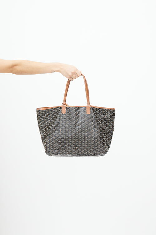 Goyard Black 
Brown Saint Louis PM Tote Bag