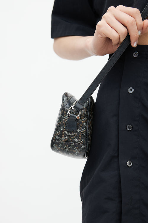 Goyard Black Monogram Cap-Vert PM Crossbody Bag