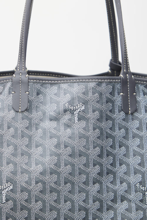 Goyard Grey Saint Louis PM Tote Bag