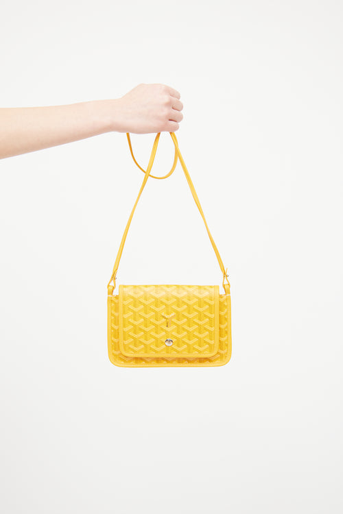 Goyard Goyardine Yellow Plumet Pocket Bag