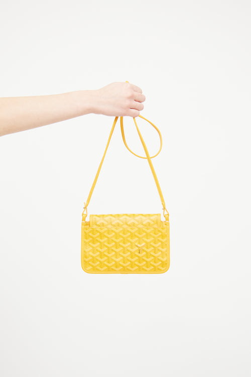 Goyard Goyardine Yellow Plumet Pocket Bag