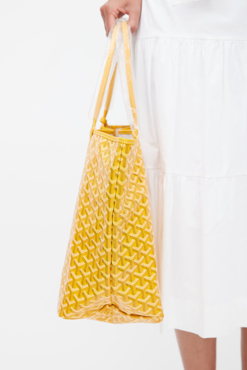 Goyard Yellow Saint Louis GM Tote Bag