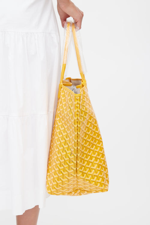 Goyard Yellow Saint Louis GM Tote Bag