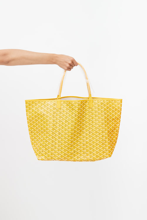 Goyard Yellow Saint Louis GM Tote Bag