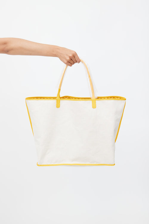 Goyard Yellow Saint Louis GM Tote Bag