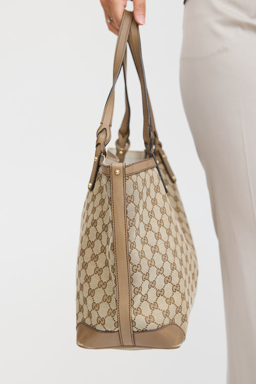 Gucci Beige GG Monogram Tote