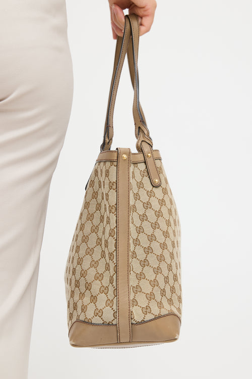 Gucci Beige GG Monogram Tote