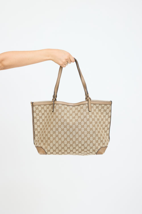 Gucci Beige GG Monogram Tote