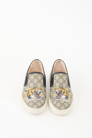 Gucci Beige 
Multicolour GG Supreme Guccissima Printed Sneaker