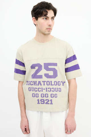 Gucci Beige 
Purple 25 Eschatology T-Shirt