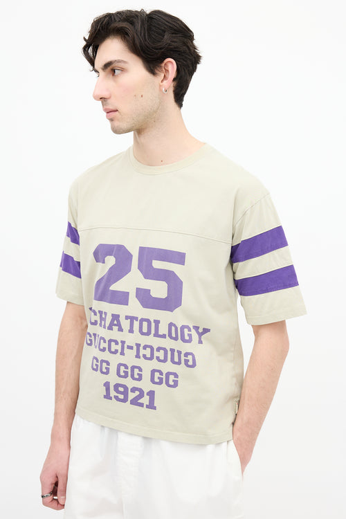 Gucci Beige 
Purple 25 Eschatology T-Shirt