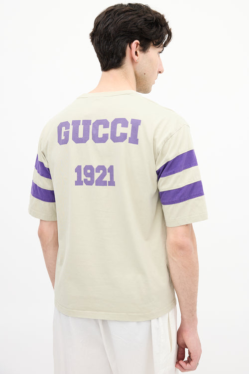 Gucci Beige 
Purple 25 Eschatology T-Shirt