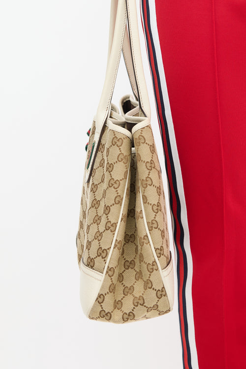 Gucci Beige 
White Monogram Princy Tote