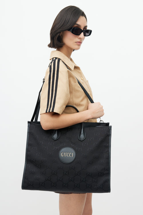 Gucci Black Off The Grid Monogram Tote