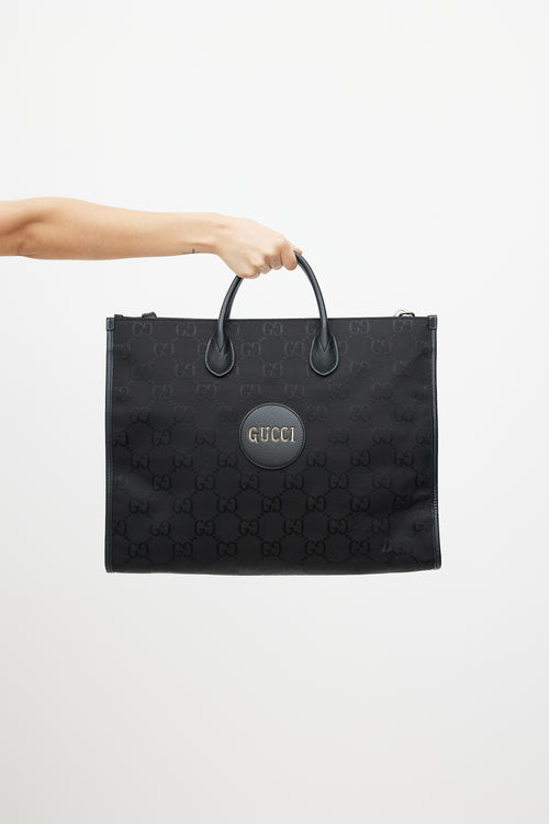 Gucci Black Off The Grid Monogram Tote