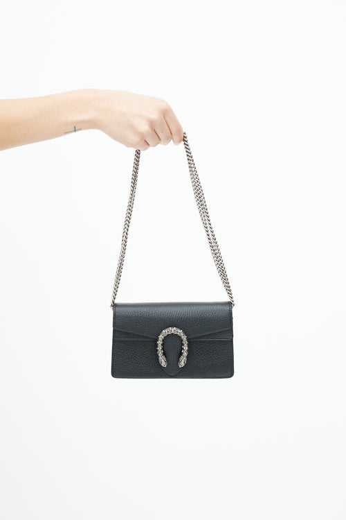 Gucci Black Dionysus Leather Mini Bag