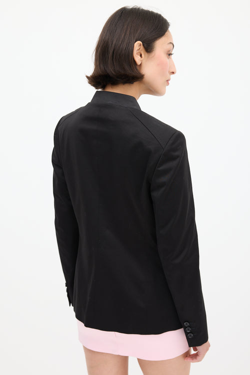 Gucci Black Double Collar Blazer