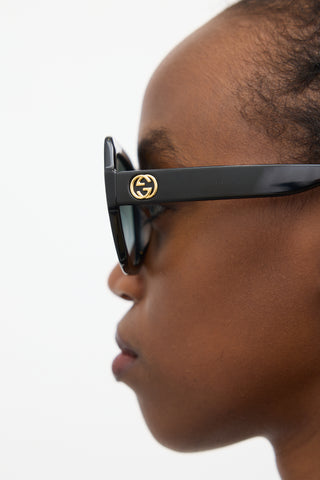 Black GG0036SN Square Sunglasses