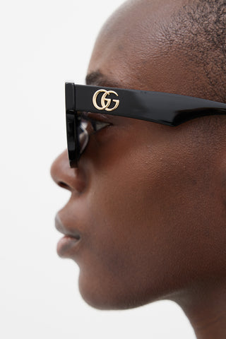 Gucci Black GG0957S Tapered Sunglasses