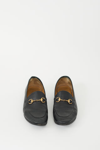 Gucci Black Leather Jordaan Loafer