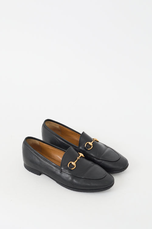 Gucci Black Leather Brixton Loafer