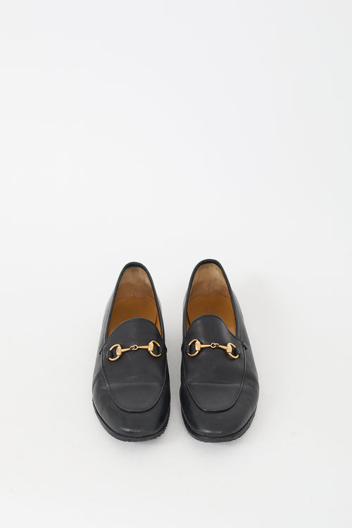 Gucci Black Leather Brixton Loafer