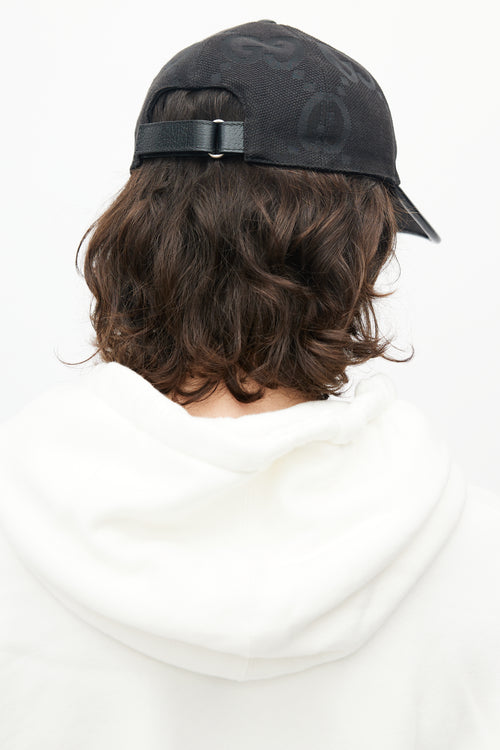 Gucci Black GG Monogram Hat