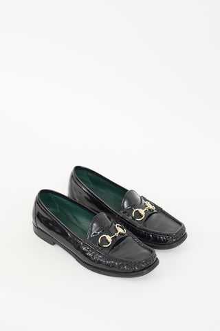 Gucci Black Patent Leather Loafer