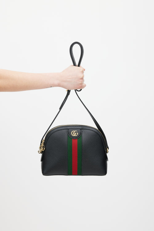 Gucci Black 
Multicolour Leather Ophidia Dome Bag