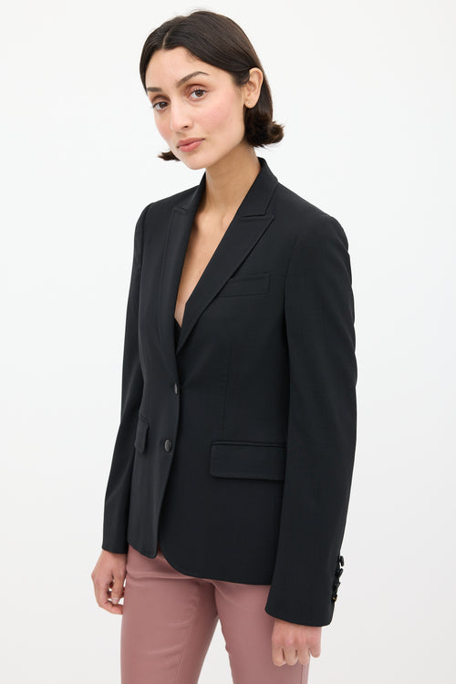 Gucci Black Wool Three Pocket Blazer