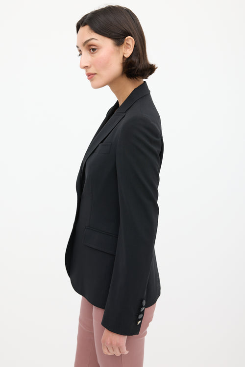 Gucci Black Wool Three Pocket Blazer